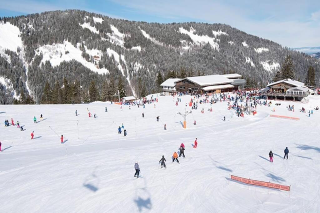 Les Cimes, Chaleureux studio 4 pers, 50m du télécabine, vue dégagée sur les pistes, DRAPS NON COMPRIS Saint-Jean-dʼAulps Esterno foto