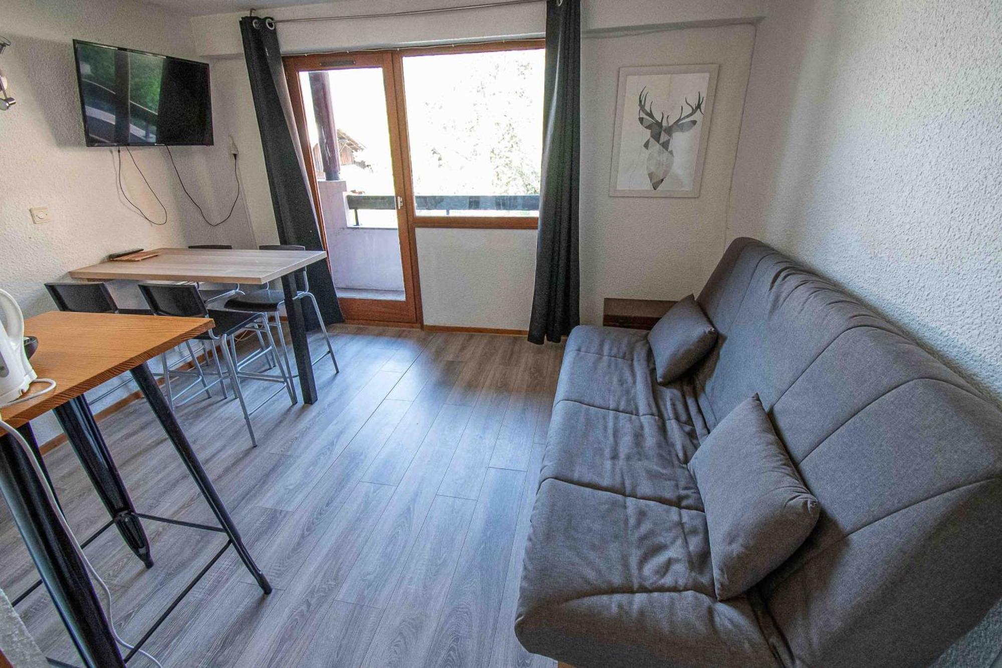 Les Cimes, Chaleureux studio 4 pers, 50m du télécabine, vue dégagée sur les pistes, DRAPS NON COMPRIS Saint-Jean-dʼAulps Esterno foto
